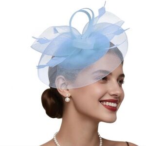 NEW! Baby Blue Kentucky Derby Hat